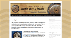 Desktop Screenshot of earthgongbath.com