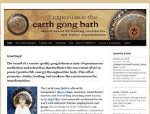 Tablet Screenshot of earthgongbath.com